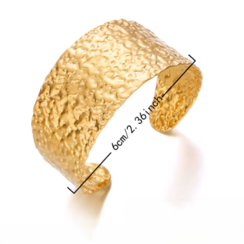 Hammered Cuff Bracelet
