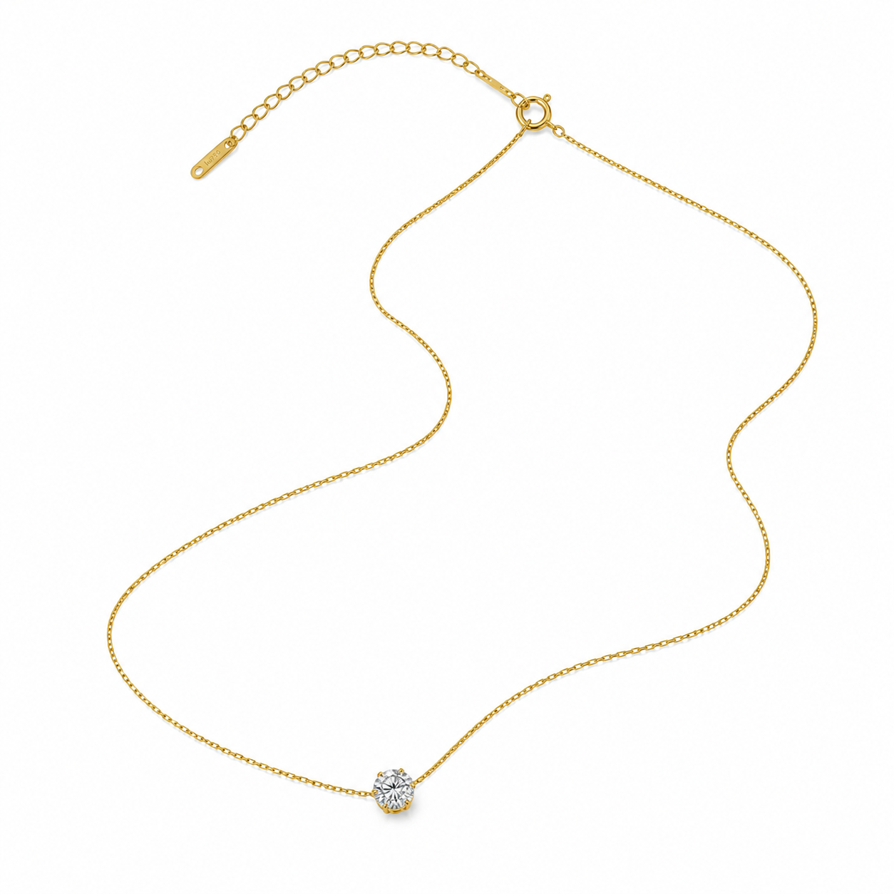 Solitaire Zircon Necklace