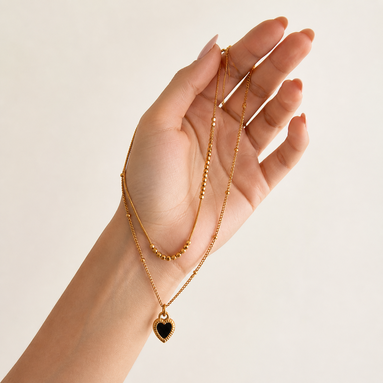 Reversible Heart Necklace