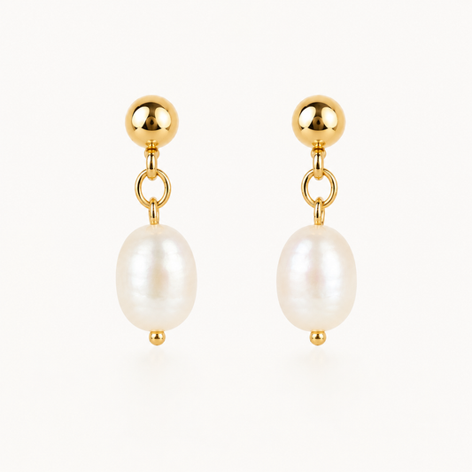 Baroque Pearl Drop Earrings