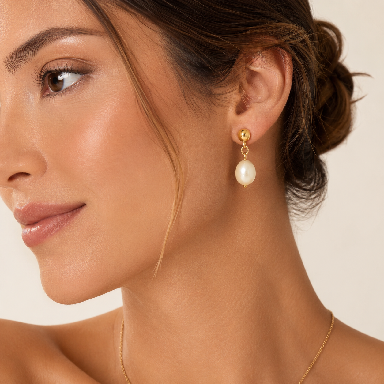 Baroque Pearl Drop Earrings
