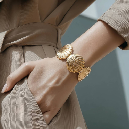 Shell Cuff Bracelet