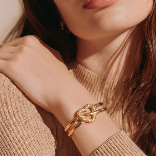 Heart Cuff Bracelet