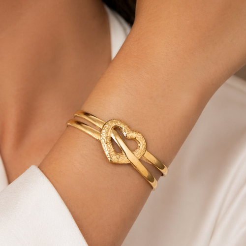 Heart Cuff Bracelet