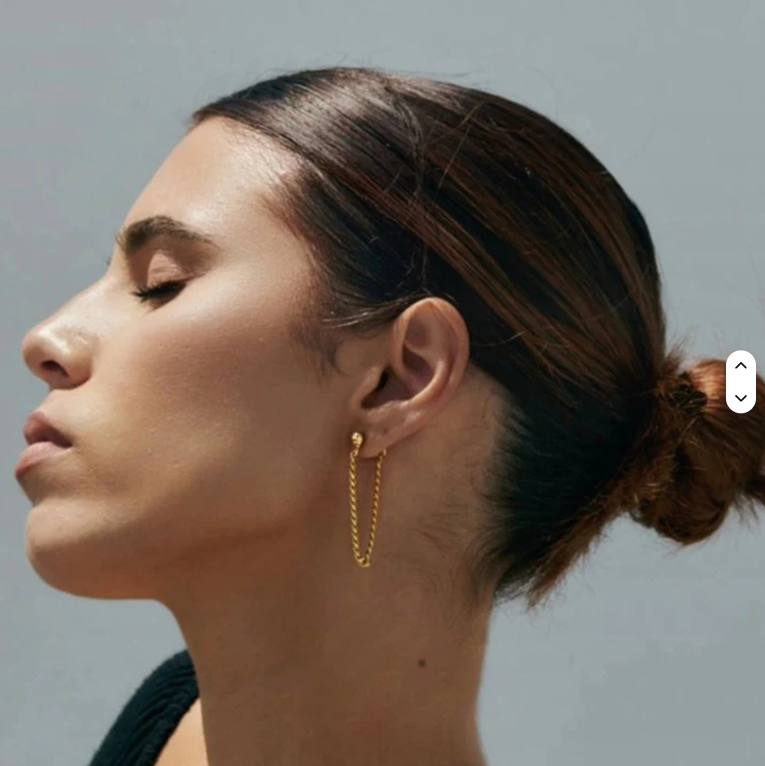 Cuban Chain Drop Earrings
