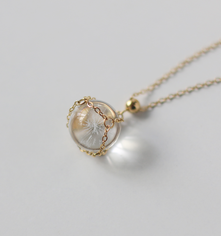Crystal Ball Pendant Necklace